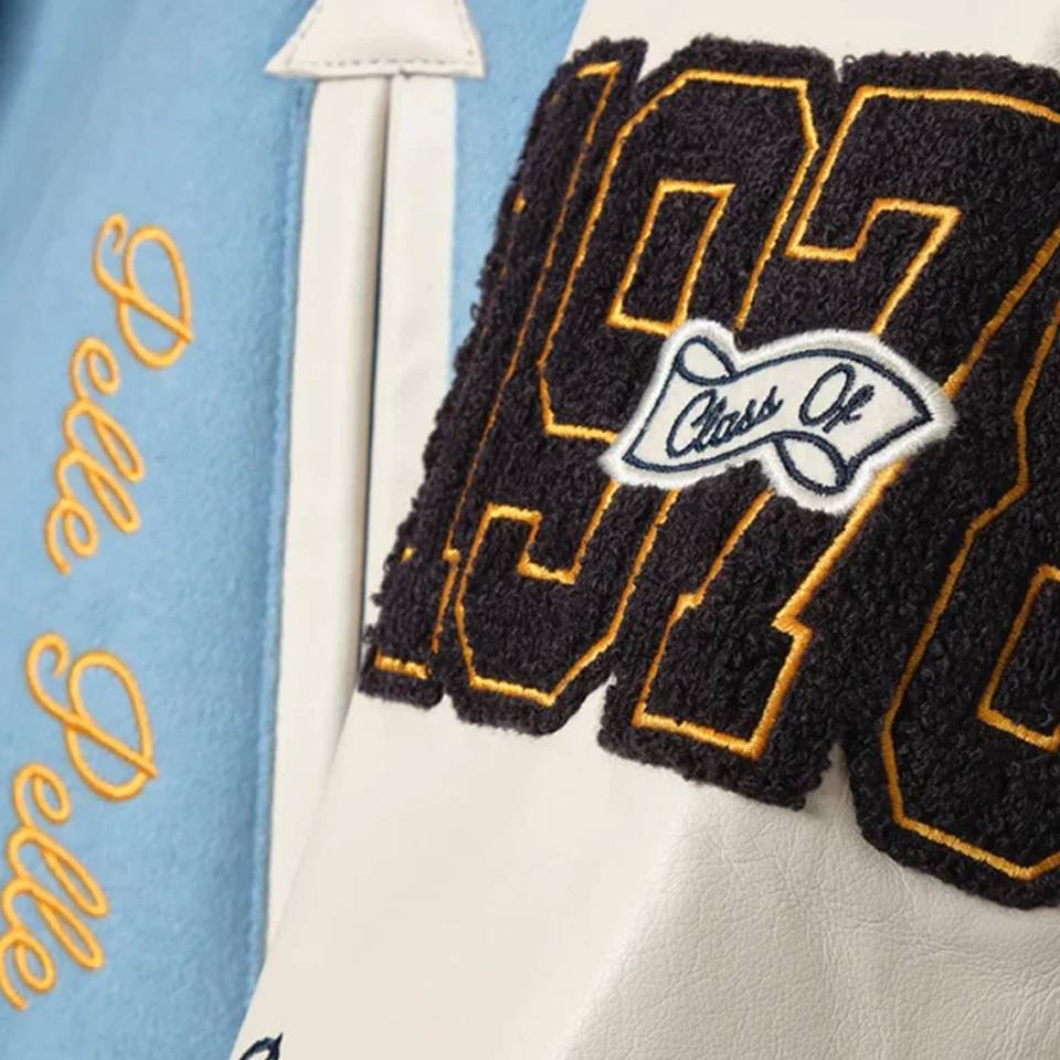 Pelle Pelle World Famous 1978 Blue Varsity Wool Jacket