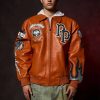 Men Pelle Pelle World Famous MB Orange Jacket