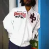 Men Pelle Pelle X TB Windy City MB White Jacket