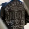 Men Pelle Pelle X TB Windy City Marc Buchanan Black Leather Jacket