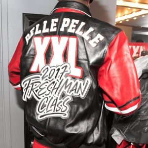 Men Pelle Pelle XXL Freshman Class 2017 Black Leather Jacket