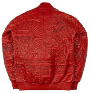 Alternative view of Red Pelle Pelle Detroit Quilted Jacket