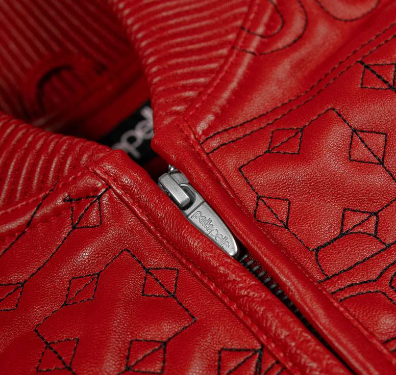 Red Pelle Pelle Detroit Quilted Jacket - Image 4