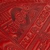 Men Red Pelle Pelle Chicago Quilted Top Grain Leather Jacket