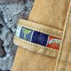 Men Vintage Pelle Pelle Marc Buchanan Yellow Zip Pockets Shorts