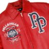 Men World Famous Pelle Pelle Red Jacket