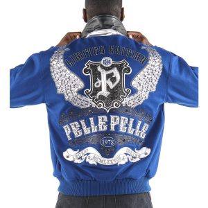 Men's Blue Pelle Pelle MB 1978 Wool Jacket