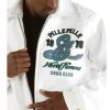 Men's Pelle Pelle 1978 World Finest MB Soda Club White Genuine Leather Jacket