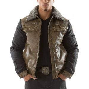 Men's Pelle Pelle Badged Royal Trail Blazer MB Brown Jacket
