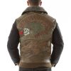 Men's Pelle Pelle Badged Royal Trail Blazer MB Brown Leather Jacket