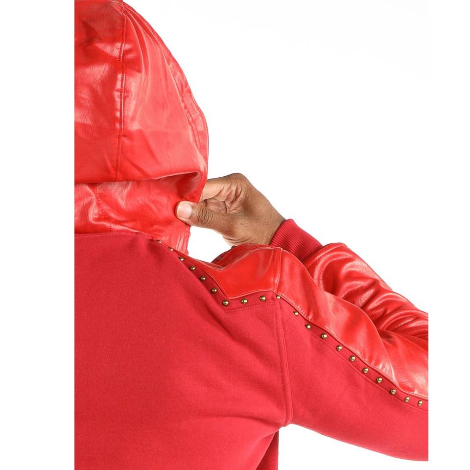 Men's Pelle Pelle Born & Raised 1978 Red Jacket