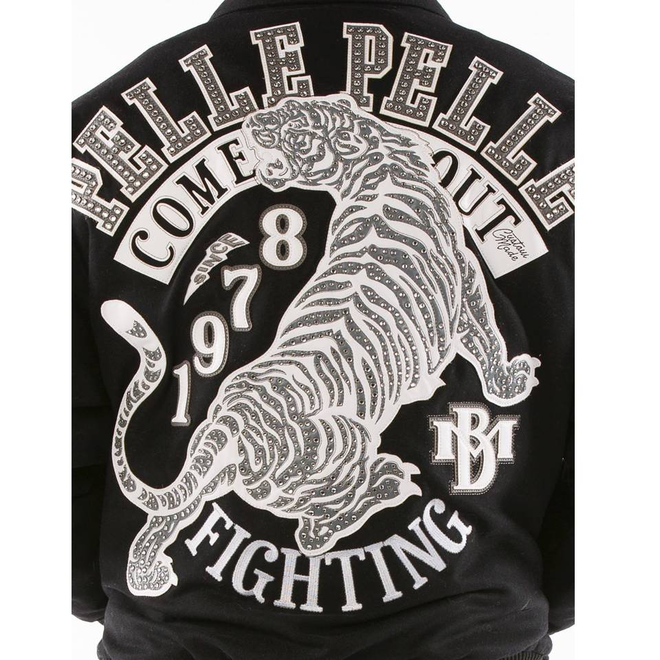 Men's Pelle Pelle Come Out 1978 MB Black Wool Jacket