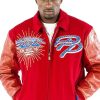Men's Pelle Pelle Greatest Of All Time Red Wool Jacket
