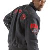 Men's Pelle Pelle Heritage Deadly Over A Beat Grey Wool Jacket