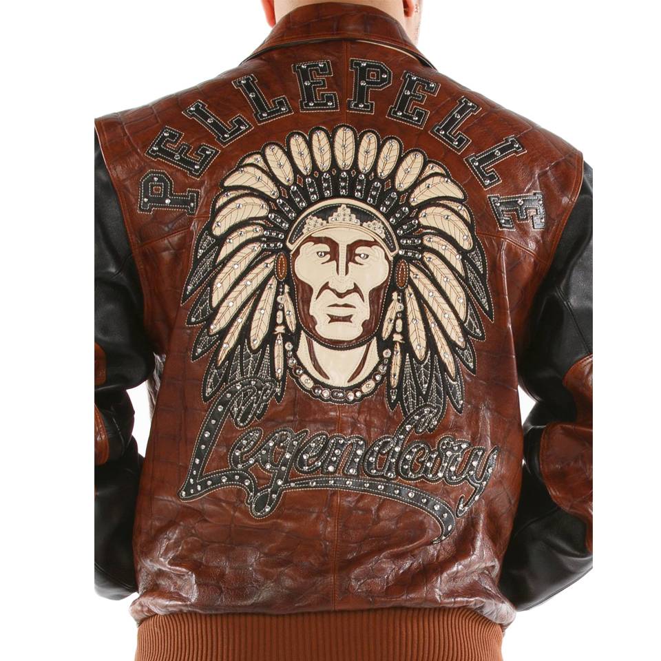 Men's Pelle Pelle Indiana Legendary Brown Leather Jacket