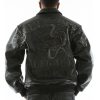 Men's Pelle Pelle Legacy Dragon Encrusted Black Genuine Leather Jacket