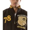 Men's Pelle Pelle MB 1978 Invincible Dark Brown Wool Jacket