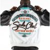 Men's Pelle Pelle MB 1978 Original Soda Club White Genuine Leather Jacket