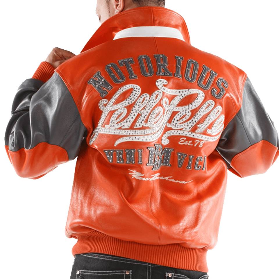 Men's Pelle Pelle MB 78 Notorious Orange Jacket