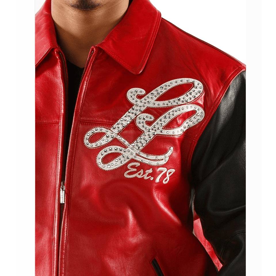Men's Pelle Pelle MB 78 Notorious Red Leather Jacket