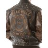 Men's Pelle Pelle MB Born Free Dark Brown Leather Jacket