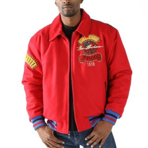 Men's Pelle Pelle MB World Tour Red Jacket