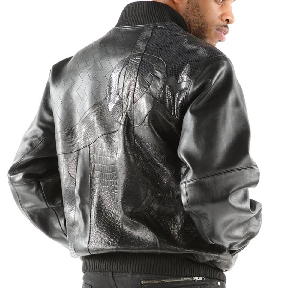 Men's Pelle Pelle Men Picasso Black Top Grain Leather Jacket