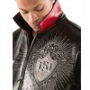 Men's Pelle Pelle Platinum & Diamonds MB 1978 Black Leather Jacket