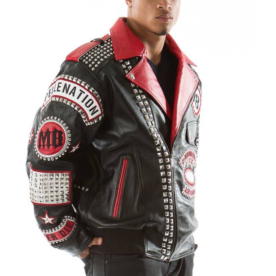 Men's Pelle Pelle Rebel Soul Nation Black Leather Jacket