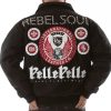 Men's Pelle Pelle Rebel Soul Nation Black Wool Jacket