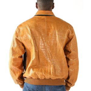 Men's Pelle Pelle Retro in Honey Cayman Brown Genuine Leather Jacket