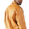 Men's Pelle Pelle Retro in Honey Cayman Brown Leather Jacket