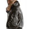 Men's Pelle Pelle Shoulder Crest Black Hooded Real Leather Jacket