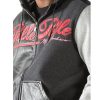Men's Pelle Pelle Vintage Colorblock Black Wool Hoodie