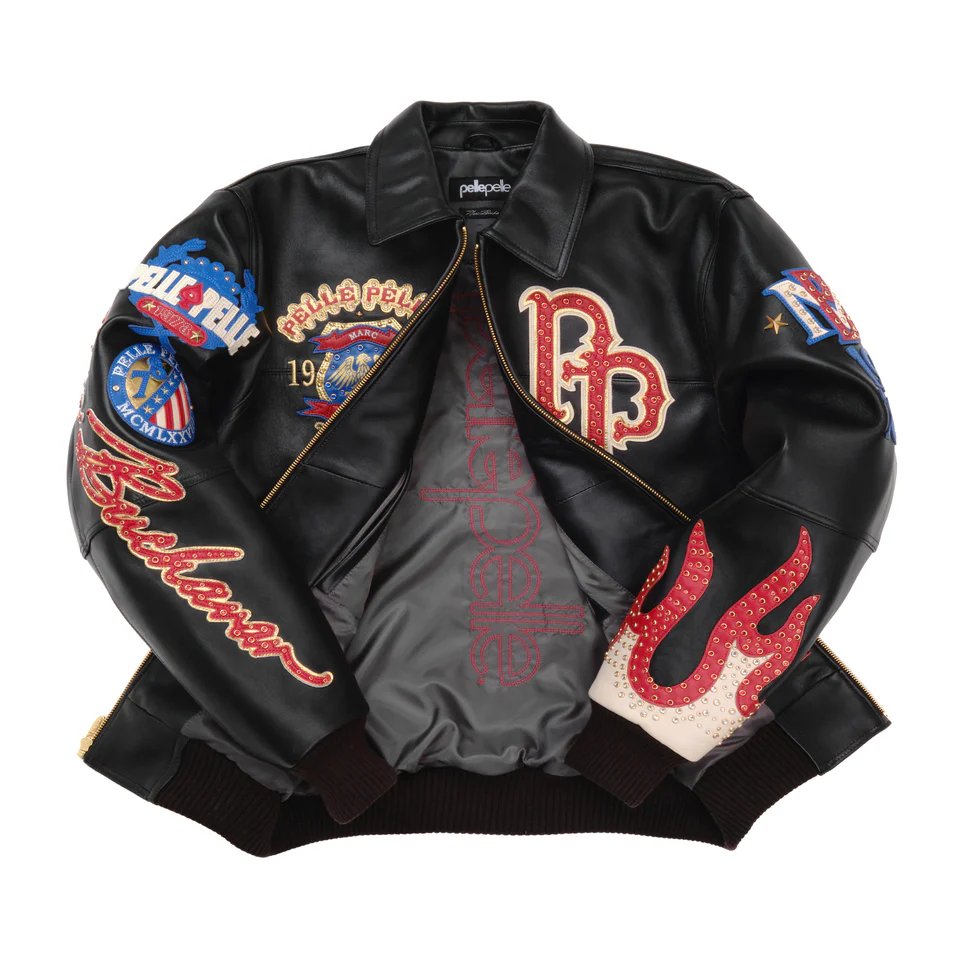 Men's World Famous Pelle Pelle MB Black Jacket