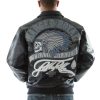 Navy Blue Pelle Pelle Badged Trail Blazer MB Men's Jacket