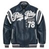 Pelle Pelle Encrusted Navy Varsity Jacket