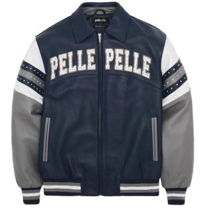 Pelle Pelle Soda Club Arches Navy Blue Jacket