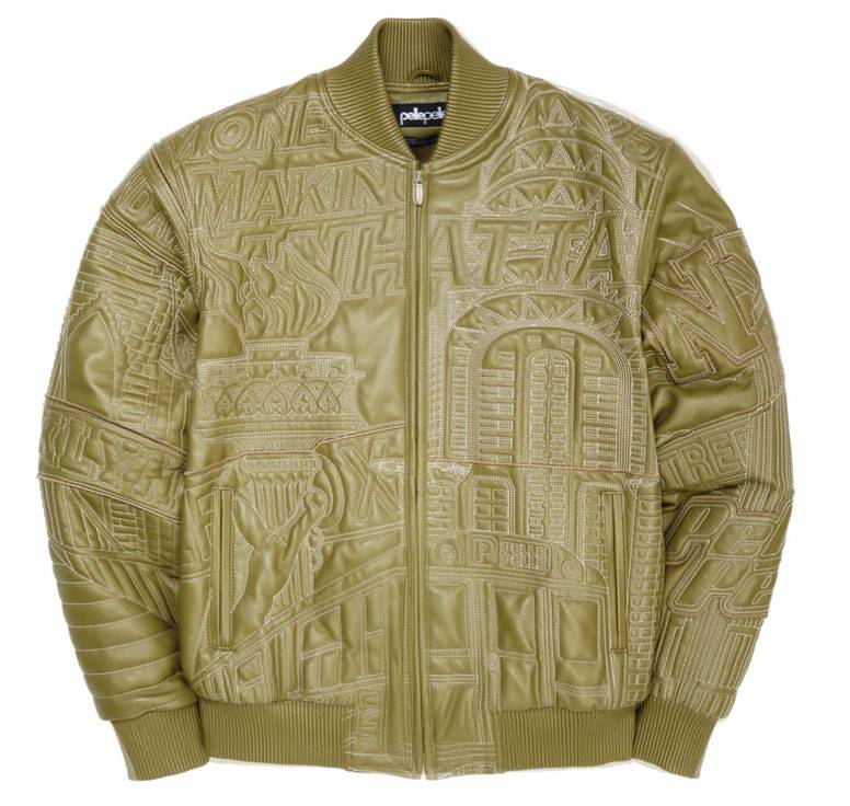 Olive Pelle Pelle NYC Boro Quilted Jacket