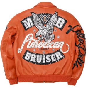 Orange Pelle Pelle American Bruiser MB LTD Plush Jacket