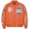 Orange Pelle Pelle American Bruiser MB Plush Jacket