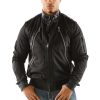 Original Pelle Pelle Men Track Black Jacket