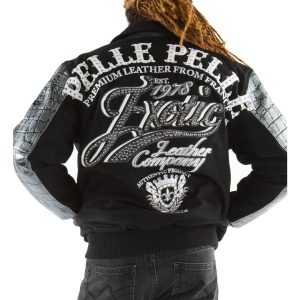 Pelle Pelle 1978 Exotic Black Wool Jacket