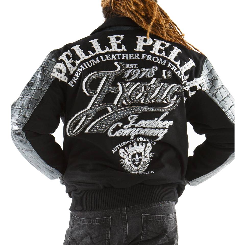 Pelle Pelle 1978 Exotic Black Wool Jacket