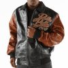 Pelle Pelle 1978 Exotic Men Black Leather Jacket