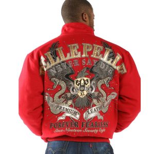 Pelle Pelle 1978 Forever Fearless Red Wool Jacket