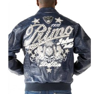 Pelle Pelle 1978 Primo Men Navy Blue Jacket