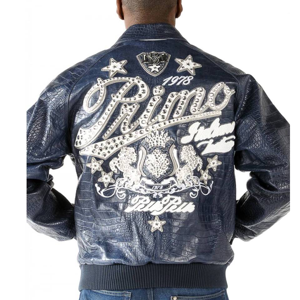 Pelle Pelle 1978 Primo Men Navy Blue Jacket
