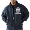 Men Pelle Pelle 1978 Primo Navy Blue Wool Jacket