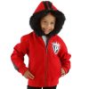 Pelle Pelle 1978 Split Fur Hood Red Jacket